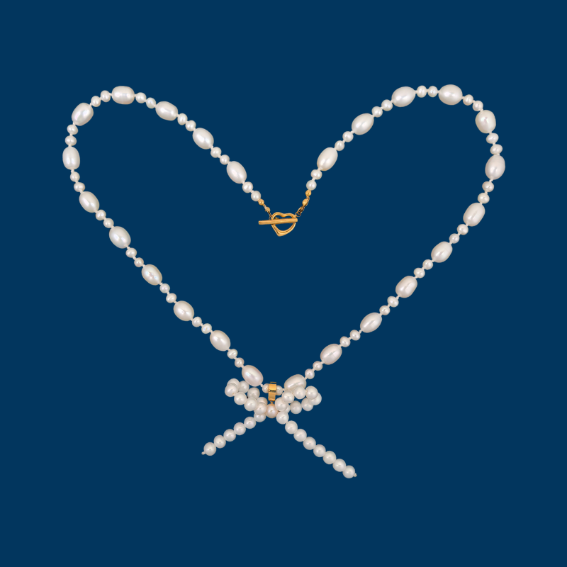 【GleamSea】Handmade Pearl Jewelry,Necklace 700N10,Gemstone & Pearl Necklace