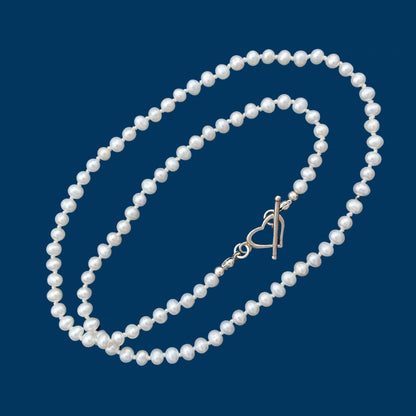 【GleamSea】Handmade Pearl Jewelry,Necklace 700N03,Gemstone & Knotted Pearl Necklace